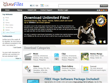 Tablet Screenshot of javfiles.net